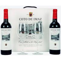 Vino Tinto Reserva D.O. Rioja EL COTO, pack 2x75 cl + 2 Copas