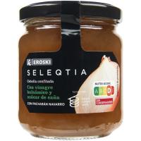 Cebolla confitada EROSKI SELEQTIA, frasco 230 g