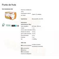 Compota de manzana-kiwi GALIFRESH, pack 2x150 g