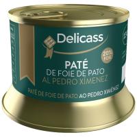 Paté de higado de pato al Pedro Ximenez DELICASS, lata 130 g