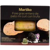 Foie gras entero de pato Micuit con trufa MARTIKO, blister 125 g