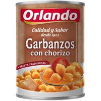 Garbanzos con chorizo ORLANDO, lata 425 g