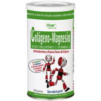 Colágeno-magnesio-ácido hialurónico VIVE+, lata 200 g
