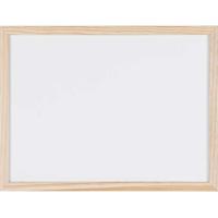 Pizarra blanca con marco de pino, 40x60 cm
