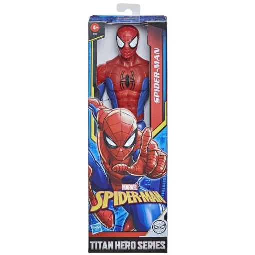 Spider Man, figura titán héroe deluxe de 30 cm, edad rec: +4 años SPIDERMAN