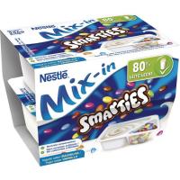 Yogur Mix-In Smarties NESTLÉ, pack 2x128 g