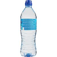 Agua mineral natural EROSKI, botellín tapón sport 75 cl