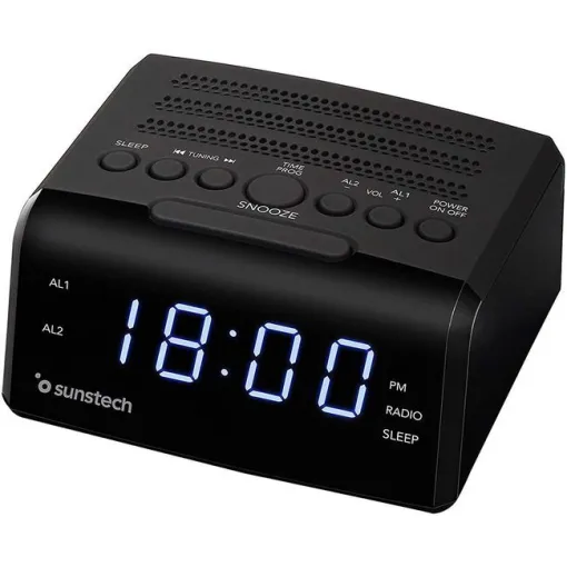 Radio despertador negro FRD35UBK SUNSTECH