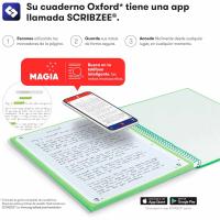 Cuaderno de espiral A4 Europeanbook5, cuadrícula 5x5, microperforado, tapa extradura ¿Cuál te llegará? 400073042 OXFORD, 120 hojas+50% gratis