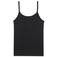 Camiseta mujer tirantes finos, negro PLAYTEX, talla XL