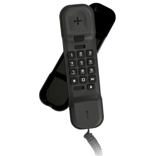 Teléfono sobremesa negro góndola ultra slim T06 ALCATEL