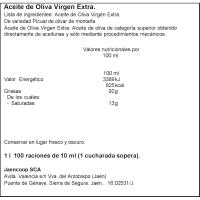 Aceite de oliva virgen extra OLIVAR DE SEGURA, botella 1 litro