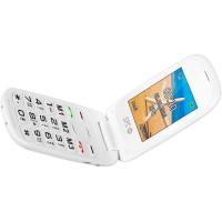 Teléfono móvil libre blanco, 2304N Harmony SPC