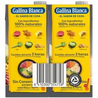 Caldo casero de cocido GALLINA BLANCA, pack 2x1 litro