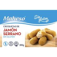 Croquetas de jamón sin gluten MAHESO, caja 300 g