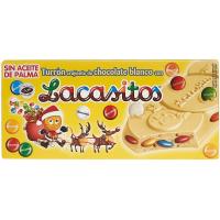 Lacasitos turrón de chocolate blanco LACASA, caja 200 g