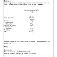 Polvorón de limón f. secos-s. huevo-s. leche ANAUT, bolsa 400 g