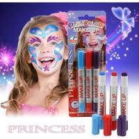 Maquillaje Princesa facial en barra, 3 colores PLAYCOLOR, blister 3 uds