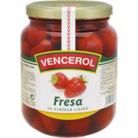 Fresas en almíbar VENCEROL, frasco 700 g