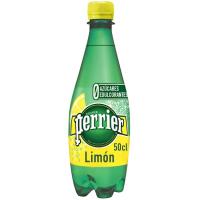 Agua con gas de limón PERRIER, botellín 50 cl