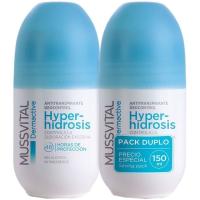 Desodorante Hyperhidrosis MUSSVITAL Dermactive, pack 2x75 ml