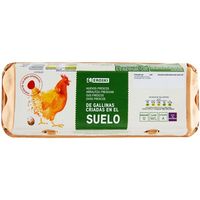 Huevo M/L suelo EROSKI, 1 docena