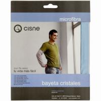 Bayeta para cristales microfibra CISNE, pack 1 unid.