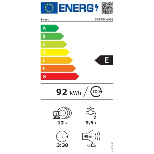 BOSCH SMS25AW05E ontzi-garbigailua