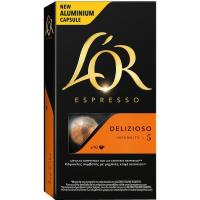 Café delizioso compatible Nespresso L'OR, caja 10 uds