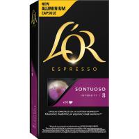 Café sontuoso compatible Nespresso L'OR, caja 10 uds