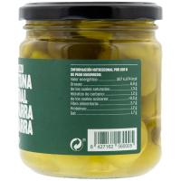 Aceitunas gordal con guindilla de Ibarra ZUBELZU, frasco 140 g