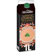 Gazpacho gourmet con almendras ALVALLE, brik 1 litro
