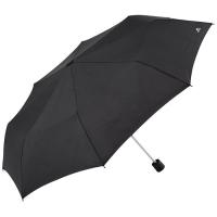 Paraguas plegable manual, montura de aluminio, 8 varillas de fibra de vidrio.