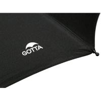 Paraguas plegable manual, montura de aluminio, 8 varillas de fibra de vidrio.