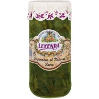 Espinacas LEYENDA, frasco 425 g