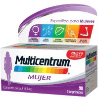 Complemento vitamínico mujer MULTICENTRUM, caja 90 cápsulas