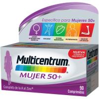 Complemento vitamínico mujer 50+ MULTICENTRUM, caja 90 cápsulas