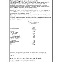 Galletas integrales quinoa crujiente D. RADISSON, paquete 220 g