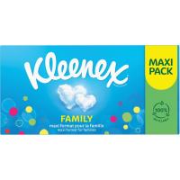 KLEENEX FAMILY maxi aurpegirako paper zapiak, kutxa 140 ale