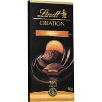 LINDT CREATION ORANGE % 70 txokolatea, tableta 150 g