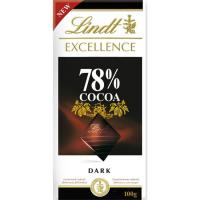 LINDT EXCELLENCE % 78 kakaoko txokolatea, tableta 100 g
