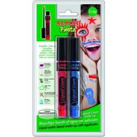 Maquillaje líquido Liner, azul y rojo ALPINO, Blister 2 uds