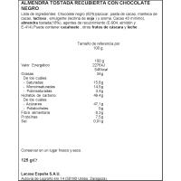 Divinos bombón de almendra 70% cacao LACASA, doypack 125 g