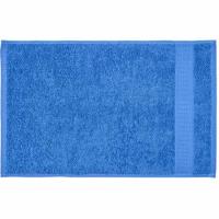 Toalla de tocador azulon 100% algodón 420gr/m2 EROSKI, 30x50cm
