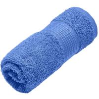 Toalla de tocador azulon 100% algodón 420gr/m2 EROSKI, 30x50cm