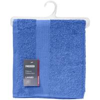 Toalla de lavabo azulon 100% algodón 420gr/m2 EROSKI, 50x90cm