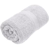 Toalla de baño blanca 100% algodón 420gr/m2 EROSKI, 100x150cm
