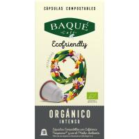 Café orgánico compatible Nespresso BAQUÉ, caja 10 uds