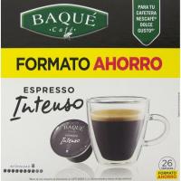 Café expresso compatible Dolce Gusto BAQUÉ, caja 26 uds
