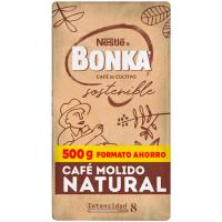 Café molido natural BONKA, paquete 500 g